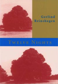 cover of Twelve Nights by Gerlind Reinshagen; repeated image of a large tree with a red-tint