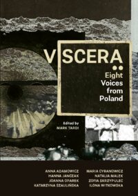 Front cover of Viscera, Eight Voices from Poland with collage by Małgorzata Pawlak